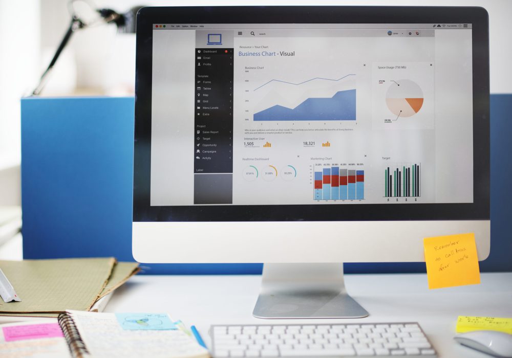 Graph Growth Success Strategy Marketing Computer Concept Graph Growth Success Strategy Marketing Computer Concept